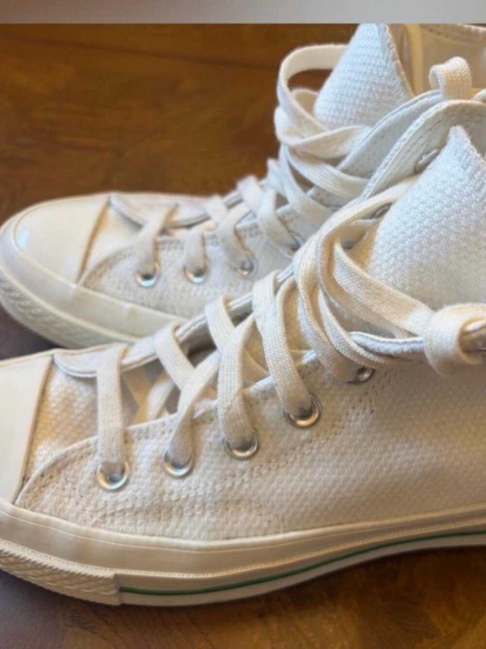 Converse Women's White and Cream Trainers